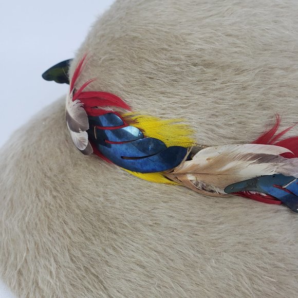 VINTAGE BEST & CO. FIFTH AVE NY ZIRGARA LADIES HAT - Picture 2 of 9